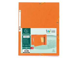 Exacompta Elastomap Nature Future A4, 400 G/m², Oranje - 12