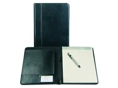 Schrijfmap Brepols Palermo A5 inclusief schrijfblok zwart