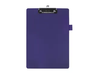 Klembord Quantore A4 staand PVC blauw met 100mm klem + penlus - 1