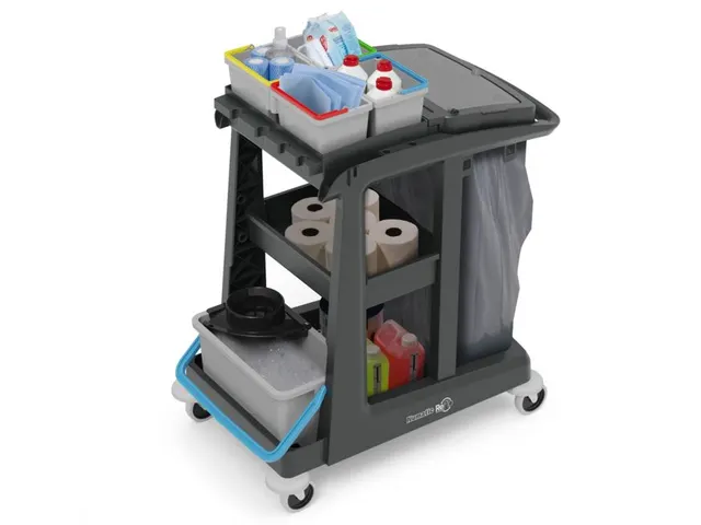 Werkwagen ReFlo ECO-Matic EM1 met 2 x 10 Liter emmers