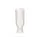 Koksmuts Classic papier 25cm wit met kroon en zweetband 250 Stuks