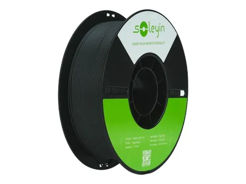 3D Filament SOLEYIN ULTRA PLA 1,75mm MATTE BLACK 1kg