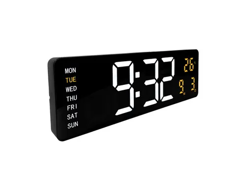 Wandklok NeXtime Super Digi 38,8 x 12,9 cm