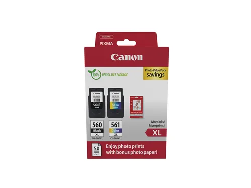 Canon PG-560XL & CL-561XL Photo Value Pack Inktcartridges