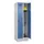 locker,HxBxD 1950x600x500mm,2vak,vak B 300mm,draaigrendel,sokkel