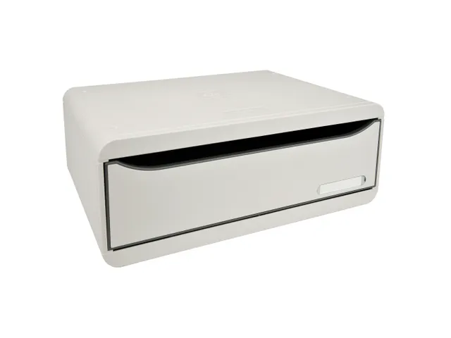 Exacompta Toolbox Mini-Do Os Met 1 Lade - 27 X 35,5 X 13,5 Cm Lichtgrijs - Stapelbaar