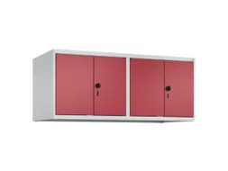 opzetkast,v. locker,4vak.,vak B 300mm,HxBxD 500x1200x500mm,vleugeldeur
