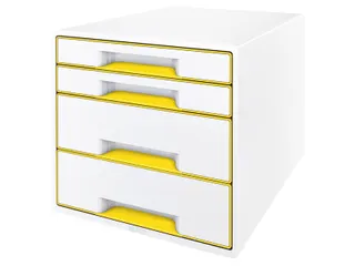 Ladenblok Leitz WOW Cube 4 laden wit/geel - 1