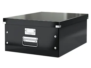 Opbergbox Leitz Click & Store 369x200x482mm Zwart 85% gerecycled karto - 1