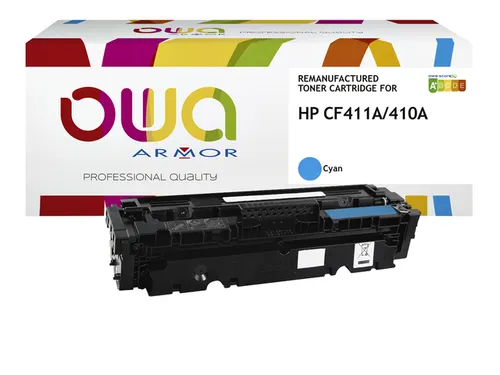 Tonercartridge OWA alternatief tbv HP CF411A blauw
