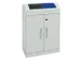 Station de tri sélectif 2x45l corps RAL7035 trappes RAL5010/RAL7016