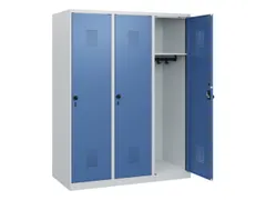 schoollocker,HxBxD 1530x1200x500mm,3vak,vak B 400mm,draaigrendel