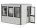 poteau d'angle,p. cabine modulaire,HxlxP 2540x95x95mm