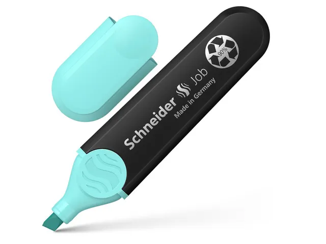 Markeerstift Schneider Job pastel kleur turquoise