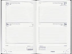 Agenda 2027 Brepols Saturnus Lima 2dagen/1pagina zwart