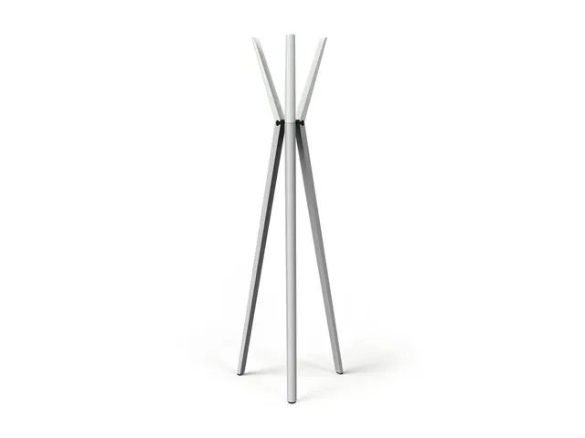 Kapstok DURASTORE 6 haken aluminium grijs 160cm