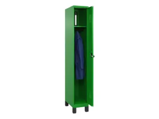 locker,HxBxD 1950x300x500mm,1vak,vak B 300mm,draaigrendel,voeten - 1