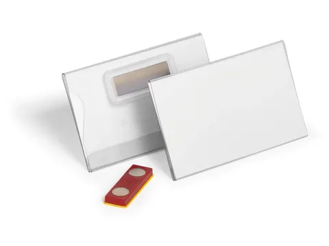 Naambadge 54x90mm met magneet place&hold