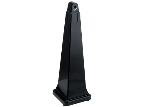 Asbak Rubbermaid Groundskeeper vrijstaand zwart