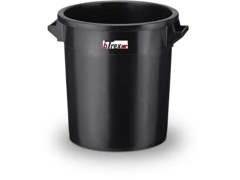 ton,HxØ 410x390mm,35l,HDPE,zwart