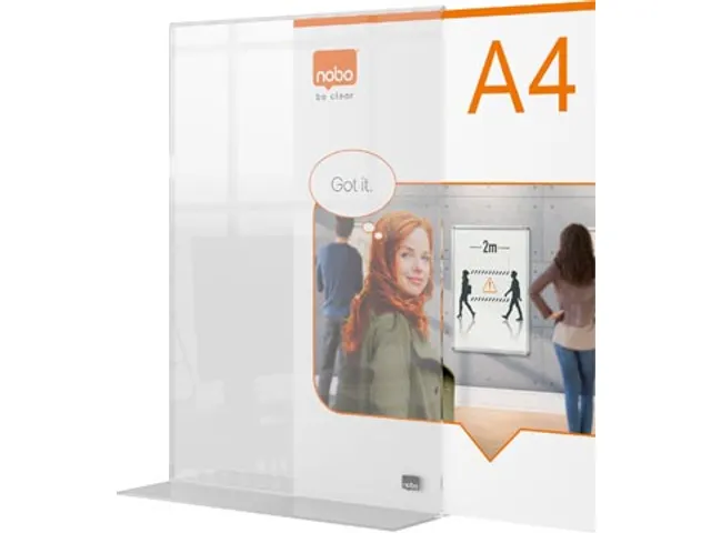 Premium Plus tableau d'affichage acrylique,avec pied, ft A4