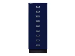 kantoor-ladekast HxBxD 940x349x432mm 9 laden romp oxfordblauw staal