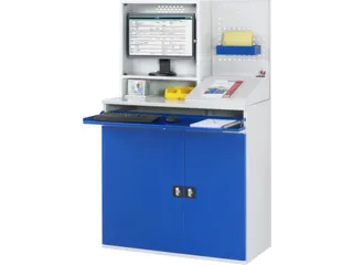 Computerkast 1770x 1100x 520mm Uittreklade Voor Toetsenbord Monitorvak - 6
