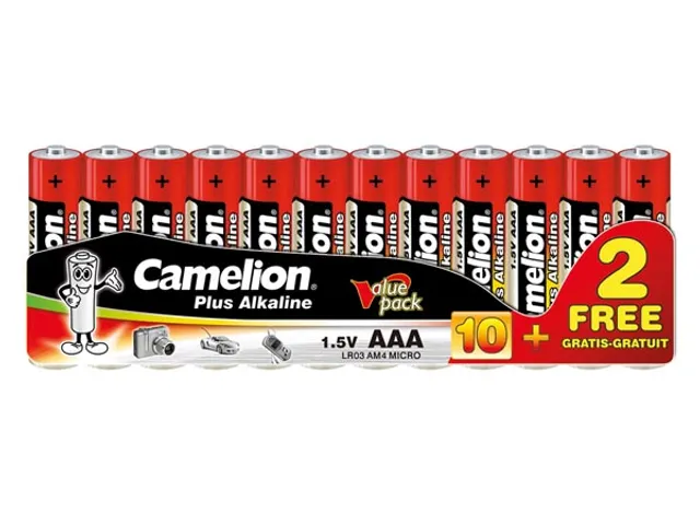 Alkaline AAA / Lr3 1.5V Promopack (10+2 St.) - 1200Mah