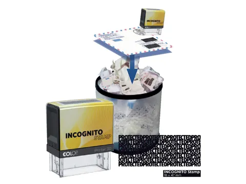 Tekststempel Colop 30 Incognito