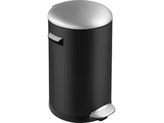 Pedaalemmer Belle Deluxe 20 Liter Zwart & Mat Rvs - 1