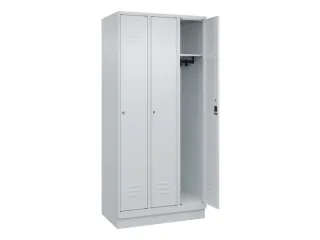 locker,HxBxD 1950x900x500mm,3vak,vak B 300mm,cil.-slot,sokkel - 2