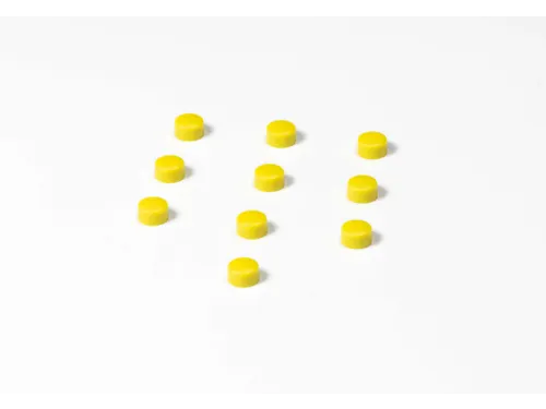 Smit Visual Memomagneten ø 10mm Geel 10 stuks
