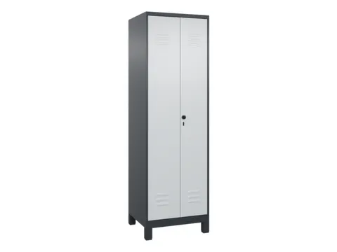PBM-locker,HxBxD 1950x600x500mm,2vak,vak B 300mm,draaigrendel
