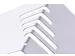 Boekensteunen Metaal 14x12x14cm Wit 2 Stuks