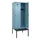 locker met bank,HxBxD 2120x800x815mm,2vak,vak B 400mm,draaigrendel