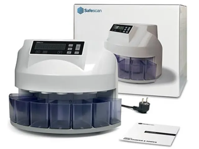 Safescan 1250 Muntenteller en sorteerder Euro