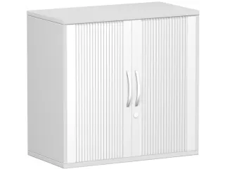 jaloeziedeurkast,HxBxD 798x800x425mm,1xhouten vloer,2 OH,romp RAL7035 - 1