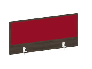baliepaneel bureau aanbouw achter NV bruin hickory BN4011-rood 1000mm - 1