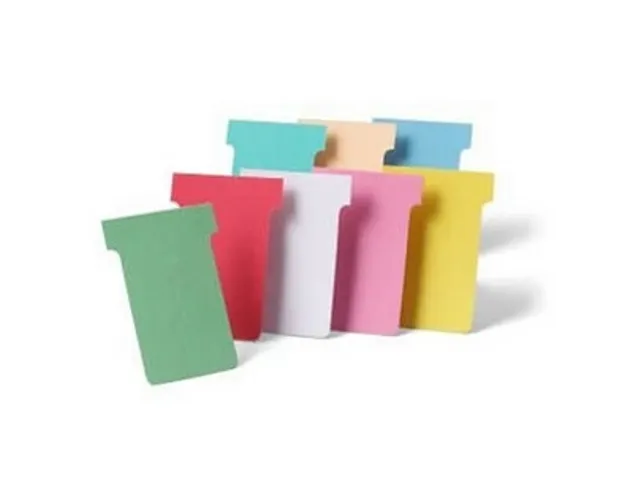 Nobo Printbare T-Kaarten Index nr 3 Wit (20 Vel)