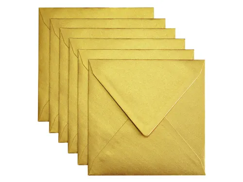 Envelop Papicolor 140x140mm Hagelwit Gegomd
