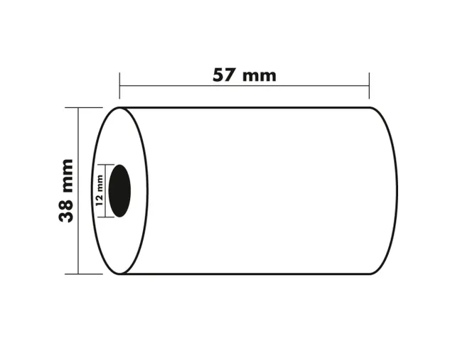 Exacompta Kassarol 57mmx38mmx12 mm 11.5 Meter 60 Gram