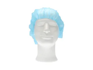 Haarnet CMT bouffant non-woven L 53cm PP blauw 100 stuks - 2