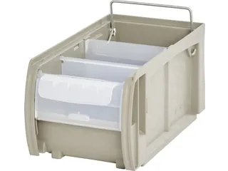 magazijnbak,HxBxD 140x156x300mm,4,1l,Sunflower Compound (SFC),grijs - 1