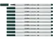 Brushstift STABILO Pen 568/63 aardegroen