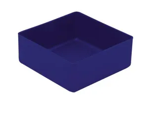Inzetbak HxLxB 40x99x99mm Polystyreen Blauw 50 stuks - 1