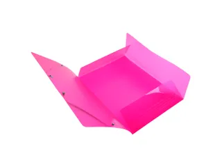 Elastomap met 3 kleppen IDERAMA PP in polypropyleen 5/10de - A4-Roze - 5
