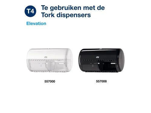 Toiletpapier Tork T4 Premium 56x155 vel wit 110319