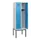 schoollocker,HxBxD 1950x600x500mm,2vak,vak B 300mm,draaigrendel