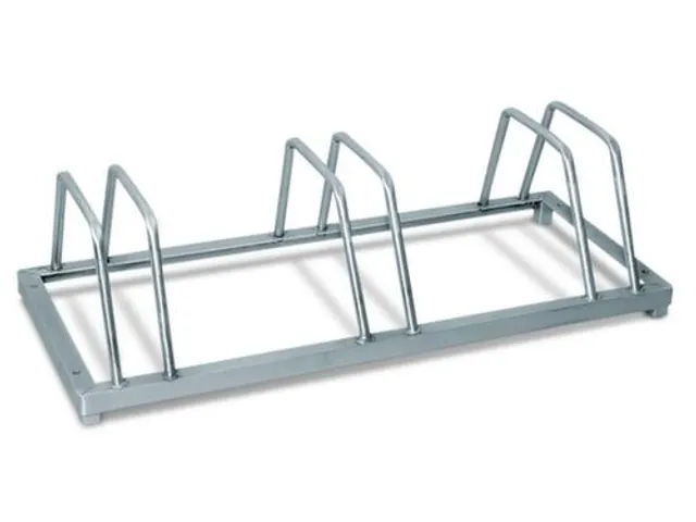 fietsenrek,L 880mm,3instelplaatsen,gebruik beide zijden,verzinkt