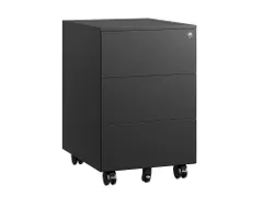 Ladeblok 3 gelijke lades Zwart